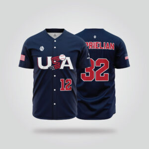 Patriotic USA Baseball Jersey