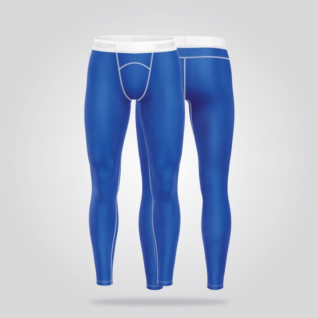 Blue Compression Training Pants