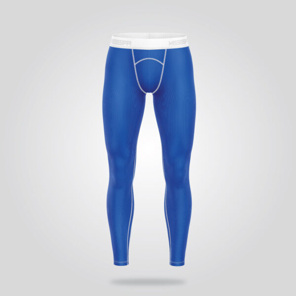 Blue Compression Training Pants - Image 3