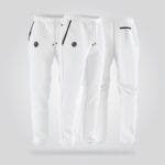White Athletic Jogger Pants