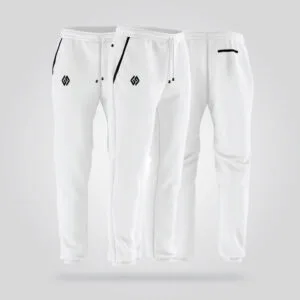 White Athletic Jogger Pants