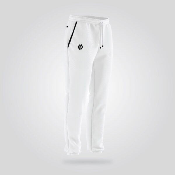 White Athletic Jogger Pants - Image 3