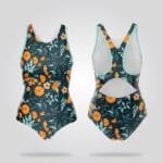 Tropical Garden Racerback Swimsuit
