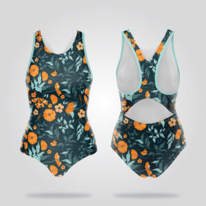 Tropical Garden Racerback Swimsuit