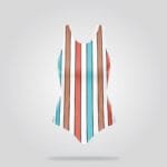 Retro Stripe Racerback Swimsuit