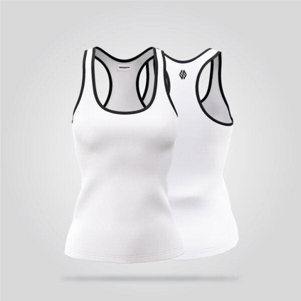 Women's Black White Tank