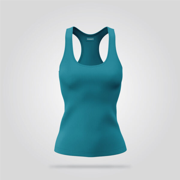 Dark Blue Sports Tank - Image 3