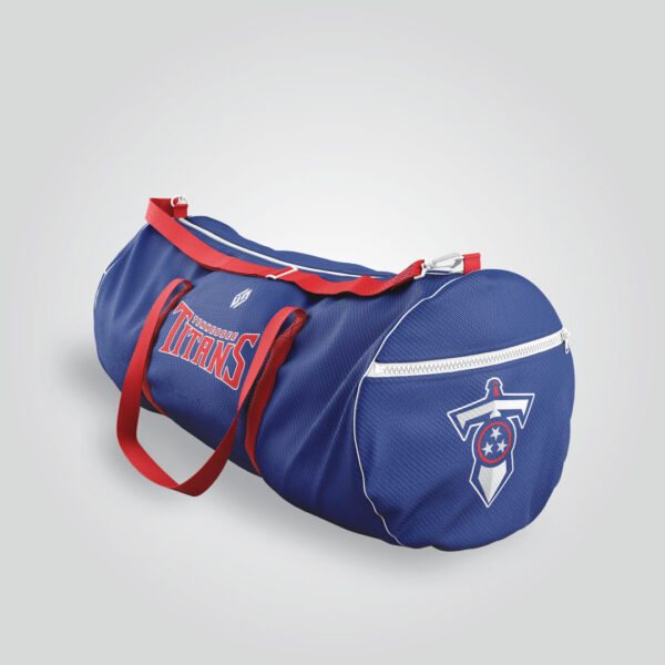 Two-Tone Blue Sports Bag - Image 2