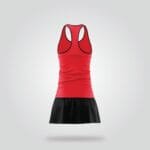 Red Tennis Court Dress