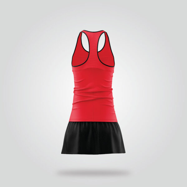 Red Tennis Court Dress - Image 3