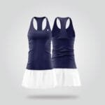 Navy White Tennis Dress