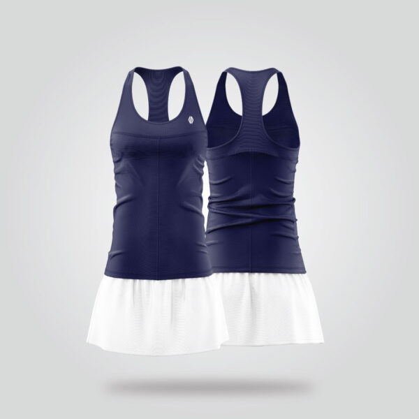 Navy White Tennis Dress
