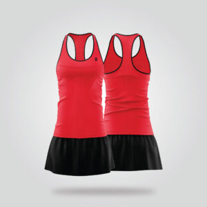 Red Tennis Court Dress