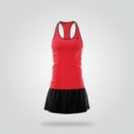 Red Tennis Court Dress