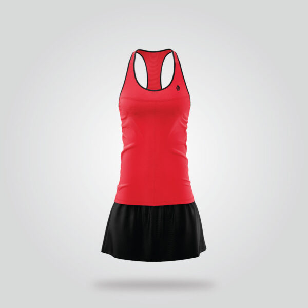 Red Tennis Court Dress - Image 2