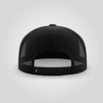 Black Mesh Snapback Cap