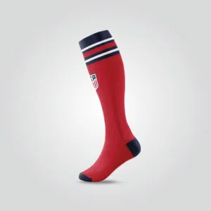 Red Soccer Team Socks