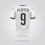 White Grey Soccer Jersey