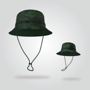 Dark Green Camo Boonie Hat