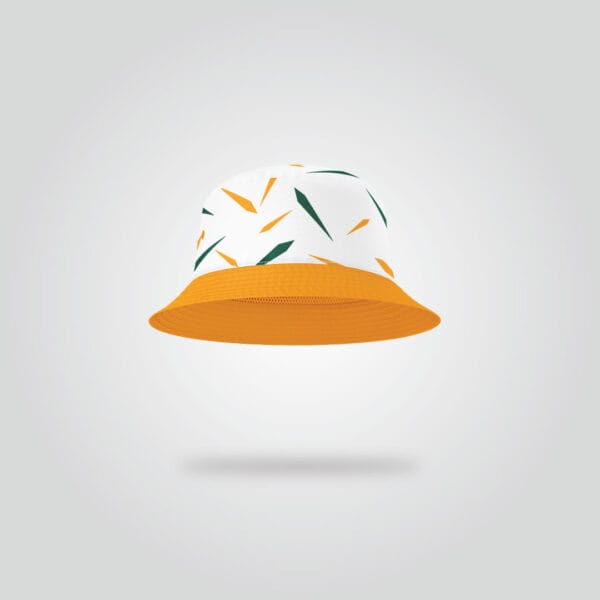 Orange Trim Summer Bucket Hat - Image 2