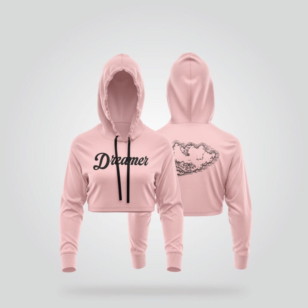 Dreamer Cropped Hoodie
