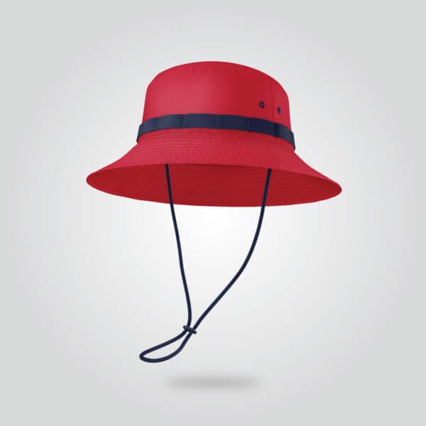 Red USA Bucket Hat - Image 3