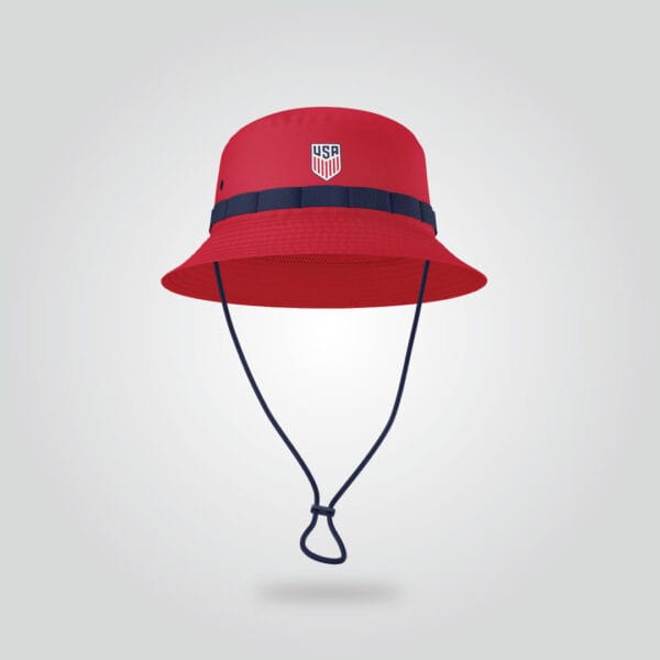 Red USA Bucket Hat - Image 2