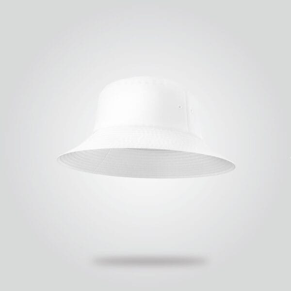 White Floral Bucket Hat - Image 3