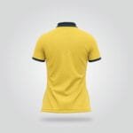 Women’s Half Sleeve Polo Shirt – Mustard & Charcoal