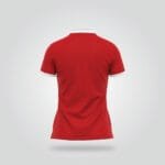 Women’s Half Sleeve Polo Shirt – Red & White