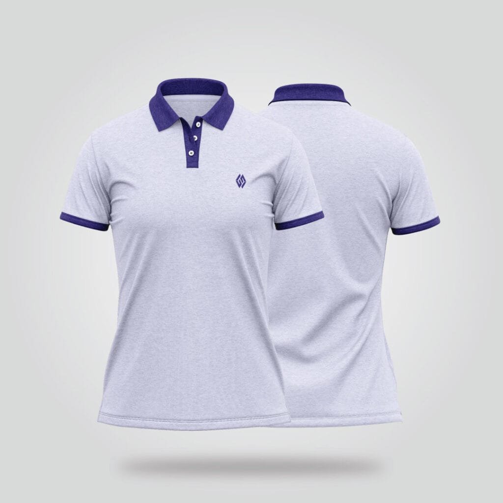 Women’s Half Sleeve Polo Shirt – Lavender Purple