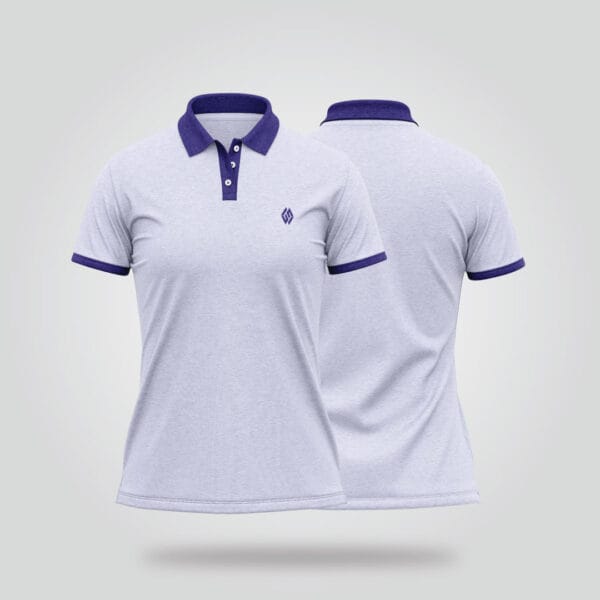Women’s Half Sleeve Polo Shirt – Lavender Purple