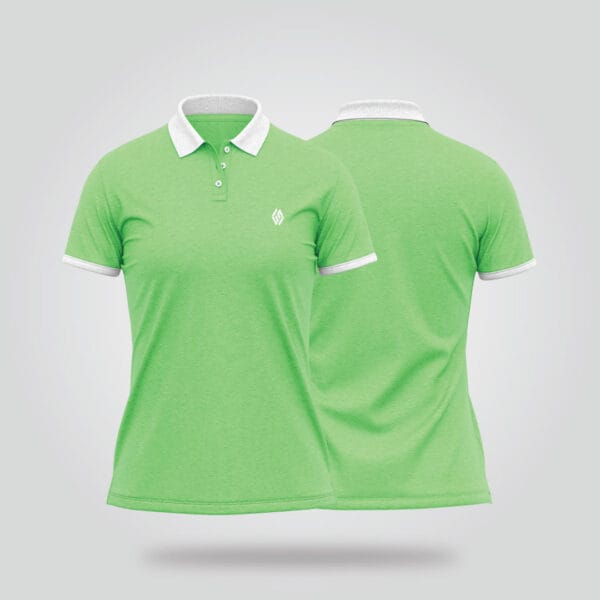 Women’s Half Sleeve Polo Shirt – Mint Green