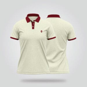 Women’s Half Sleeve Polo Shirt – Neutral Beige