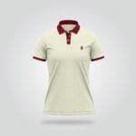 Women’s Half Sleeve Polo Shirt – Neutral Beige