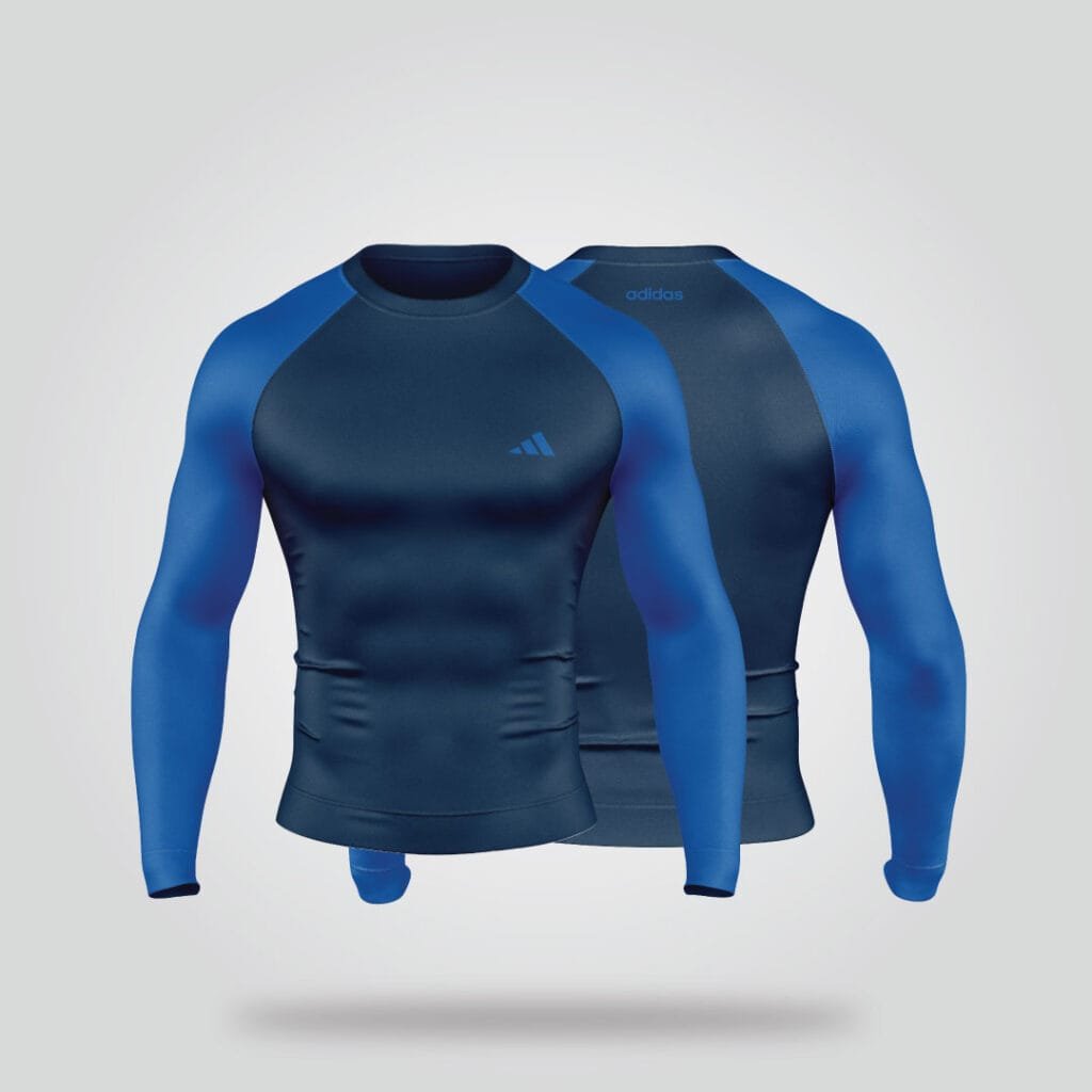 Blue Compression Shirt