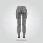 Monochrome WaveFlow Leggings