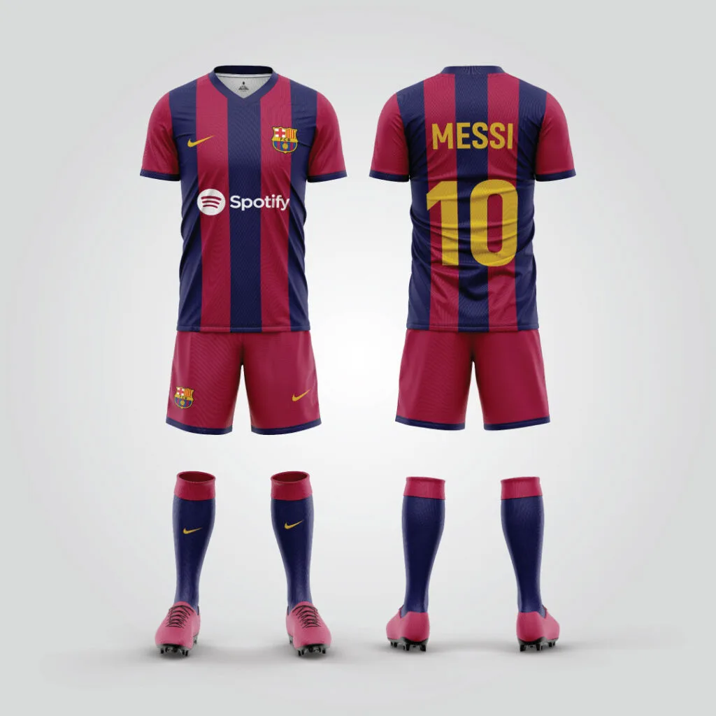 FC Barcelona MESSI 10 ユニフォーム セット Messi #10 Barcelona Jersey - Mississippi Sports Wear