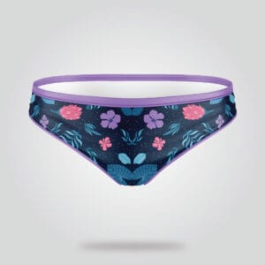 Custom Floral Bikini Bottom