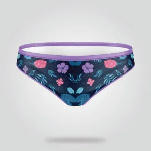 Custom Floral Bikini Bottom
