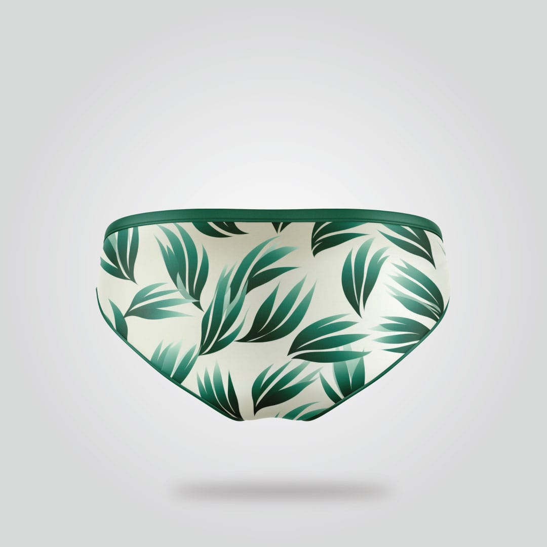 Tropical Leaf Bikini Bottom - Image 2