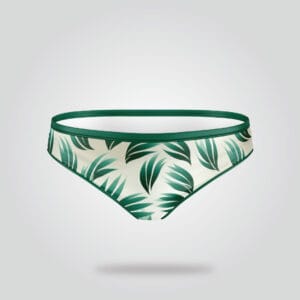 Tropical Leaf Bikini Bottom