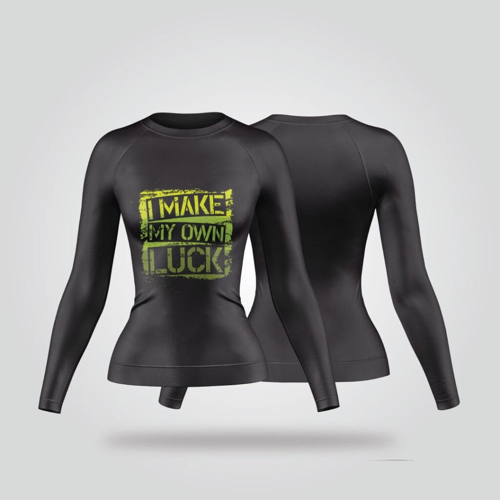 Black Motivational Compression Shirt