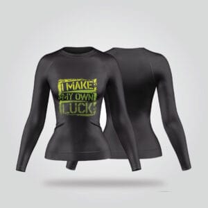 Black Motivational Compression Shirt
