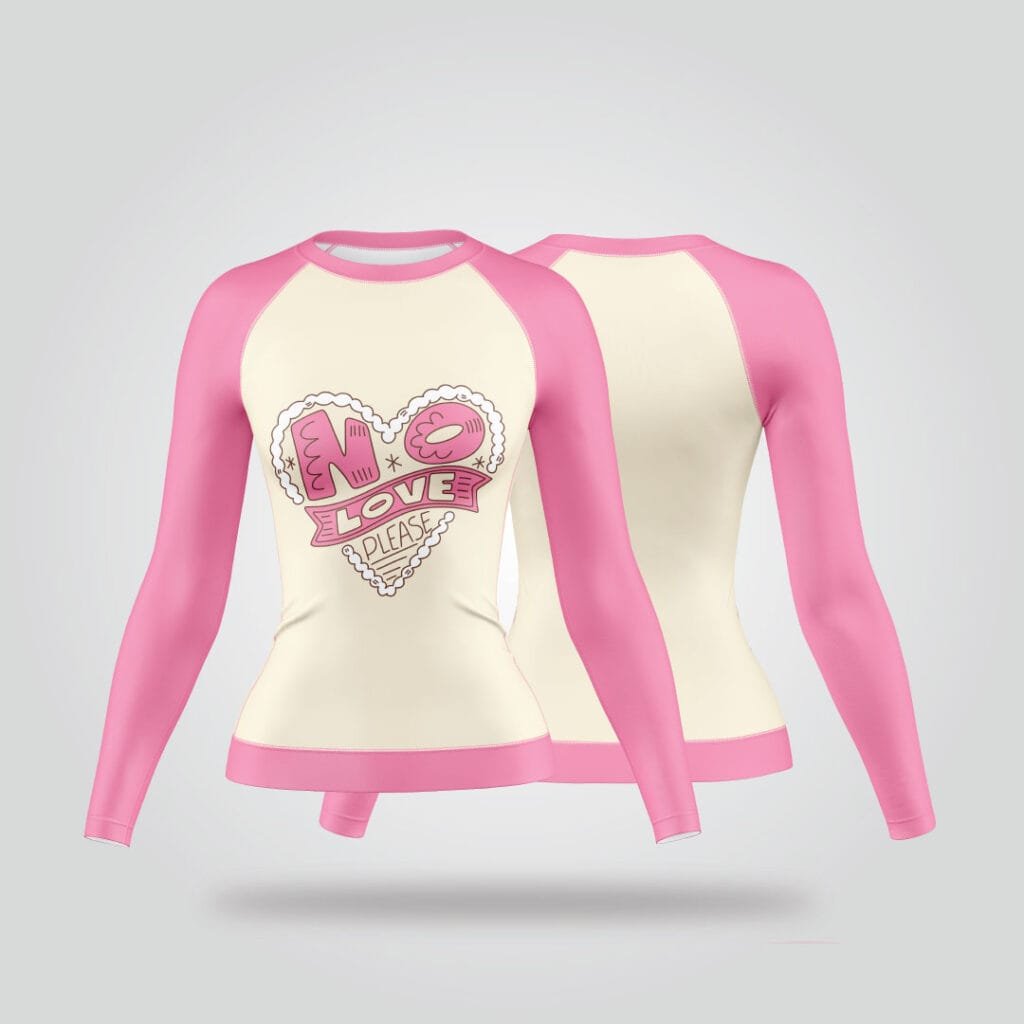 No Love Please Compression Shirt