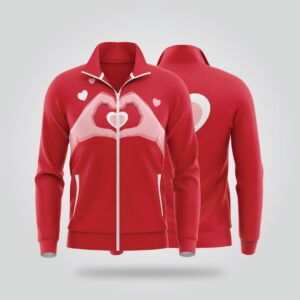Red Heart Track Jacket