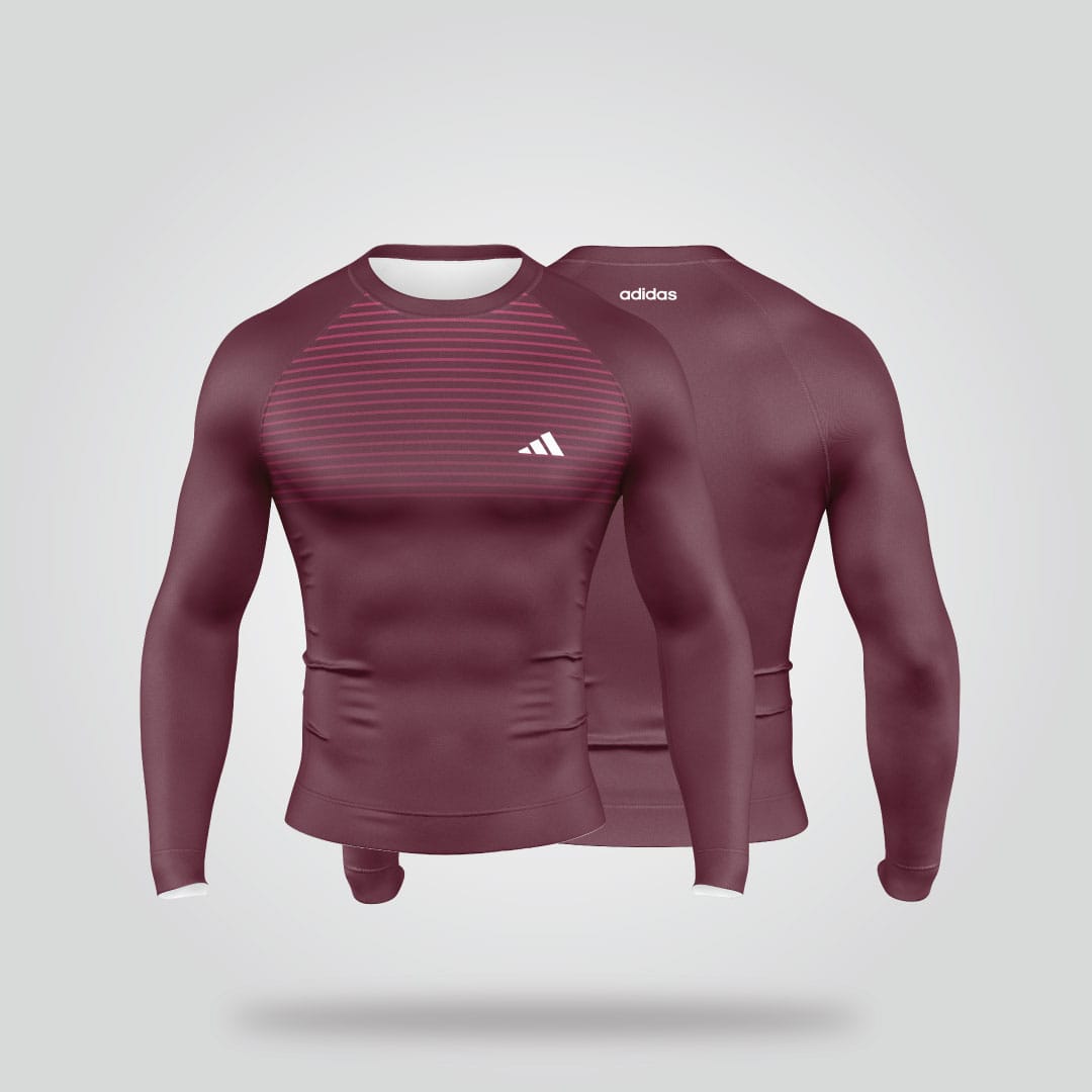 Maroon Compression Training Shirt