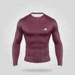 Maroon Compression Training Shirt