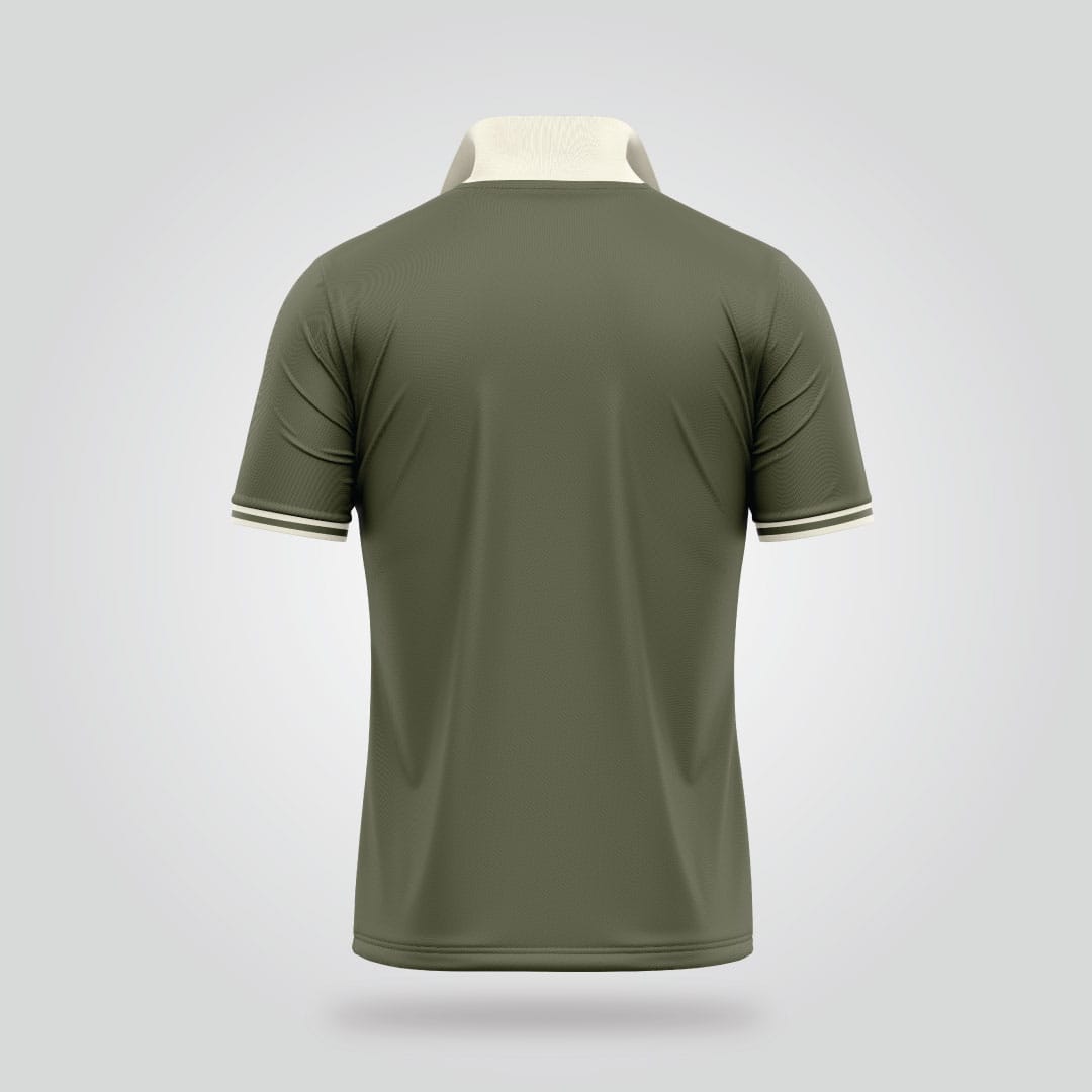 Classic Olive Polo Shirt - Image 3