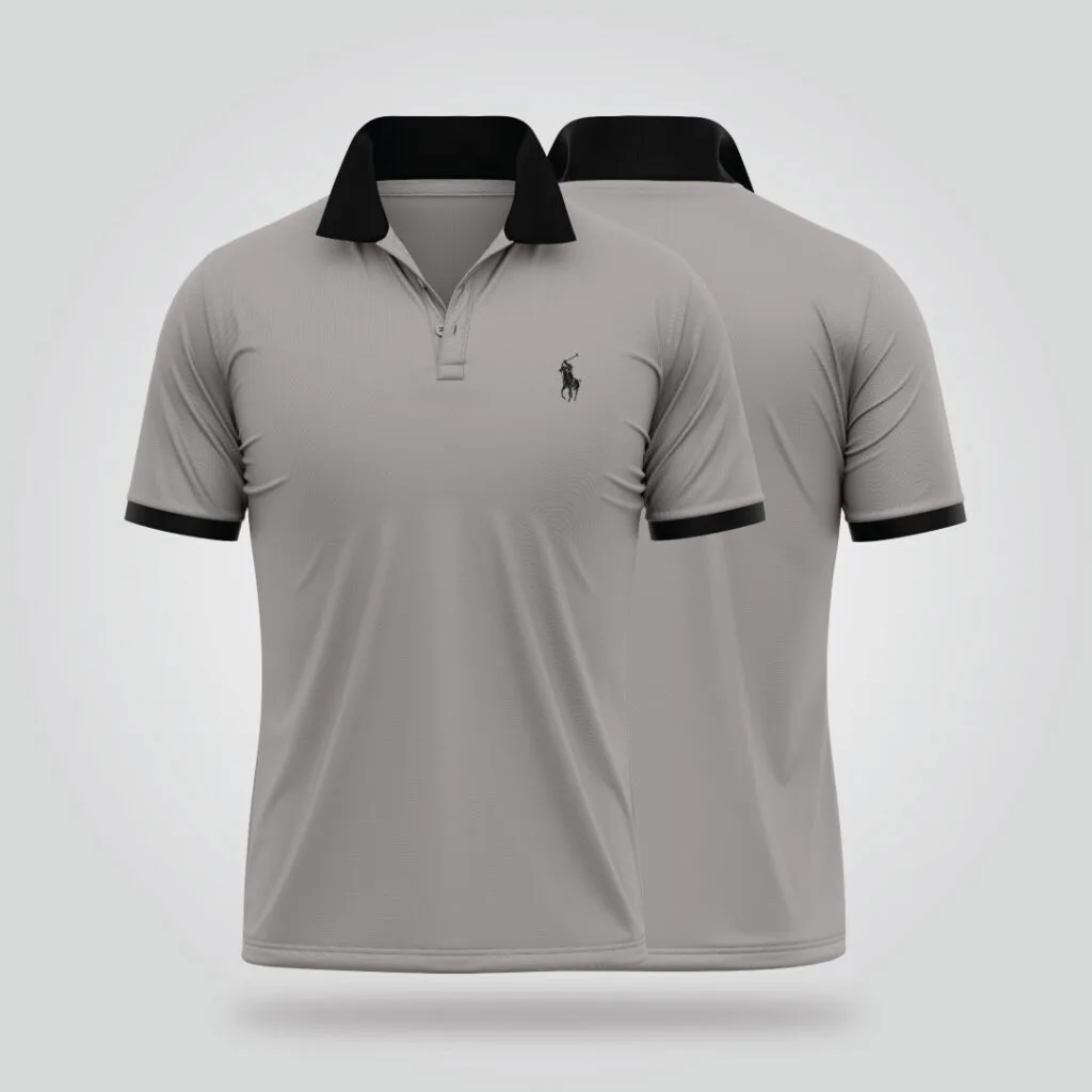 Classic Grey Polo Shirt